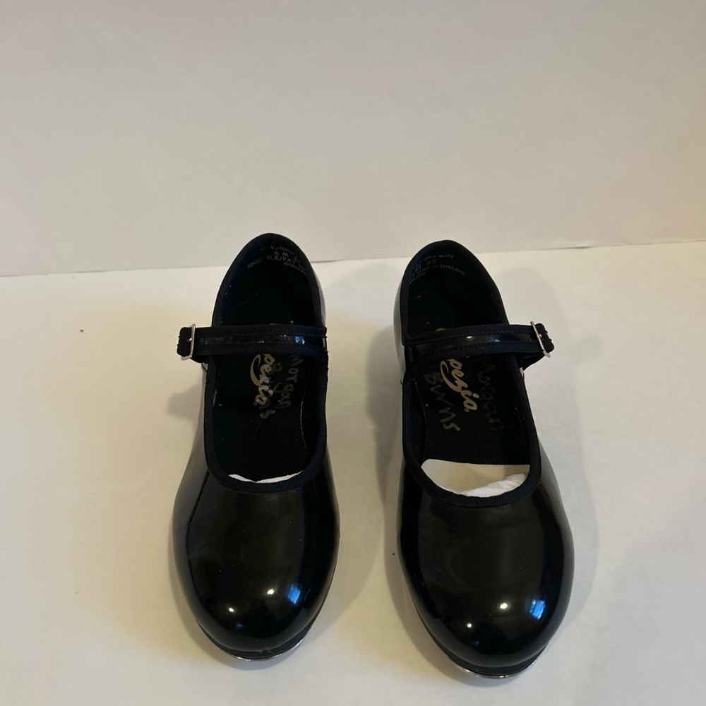 Capezio Black Patent Leather Tap Shoes